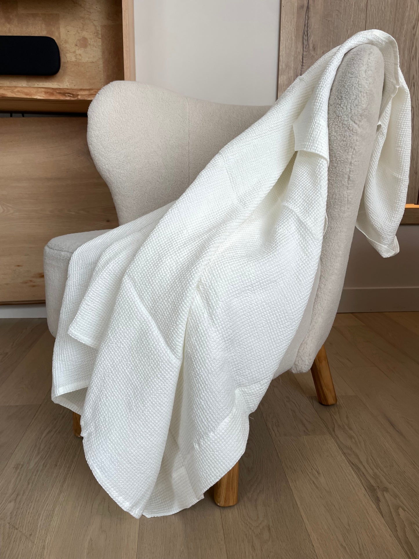 Waffle Linen Baby Blanket