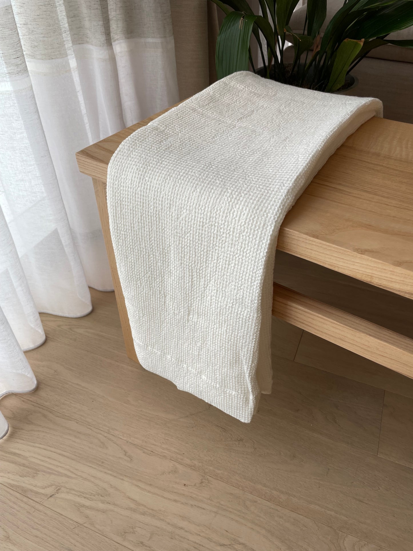Waffle Linen Baby Blanket