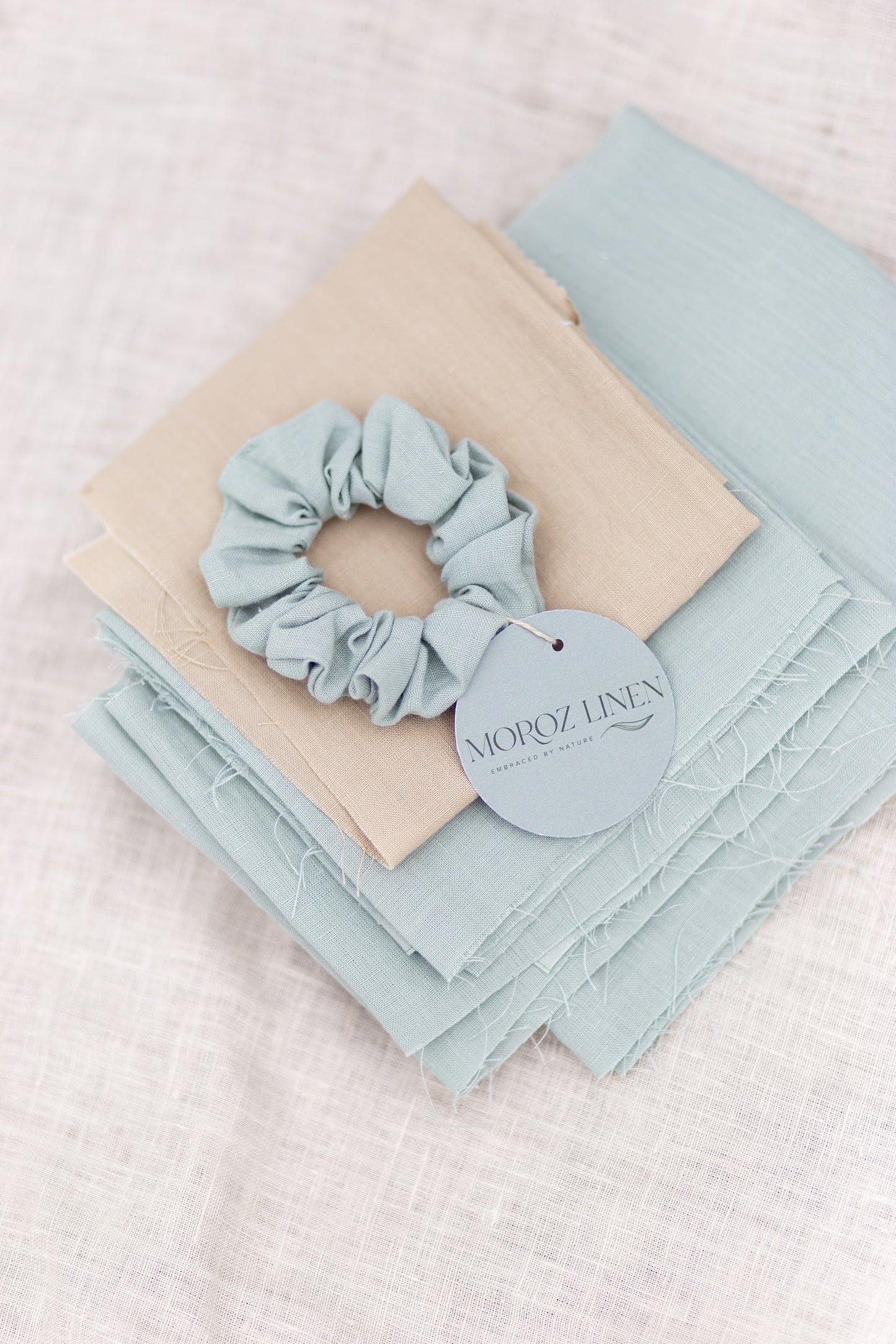 Kids Linen Scrunchie