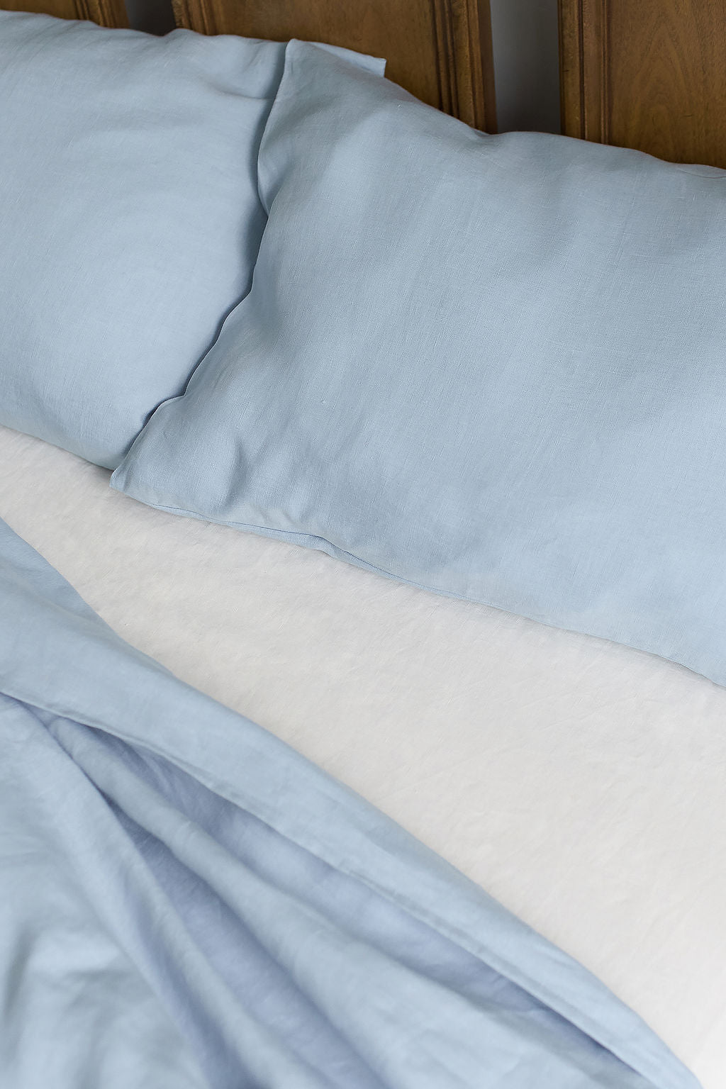 California King Linen Bedding | California Linen Sheets & Duvet Cover | Made in Canada