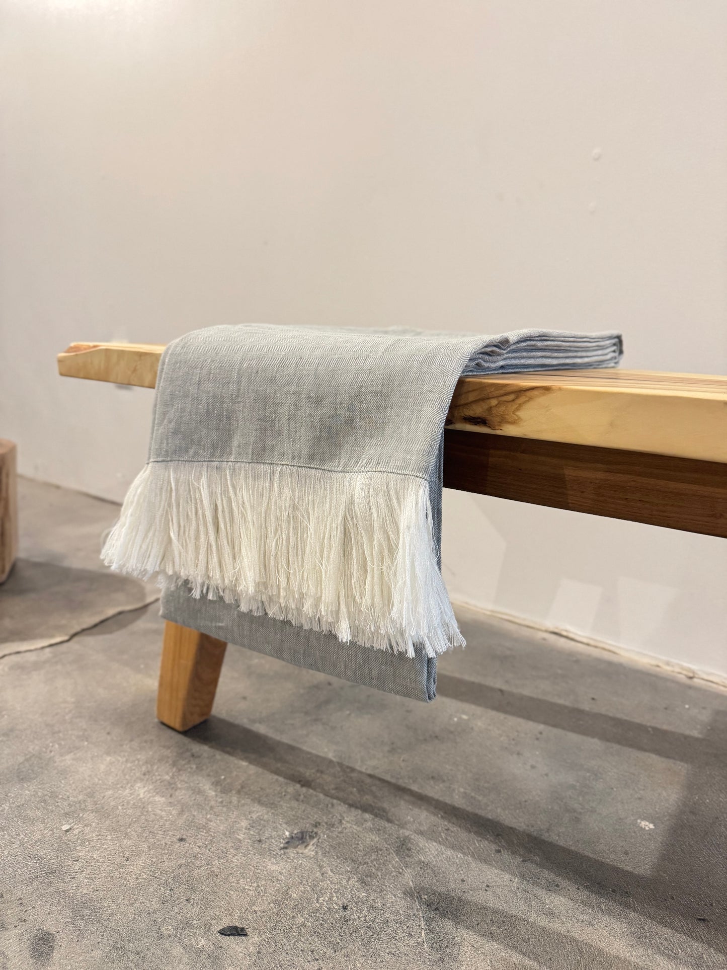 The Verde Linen Throw