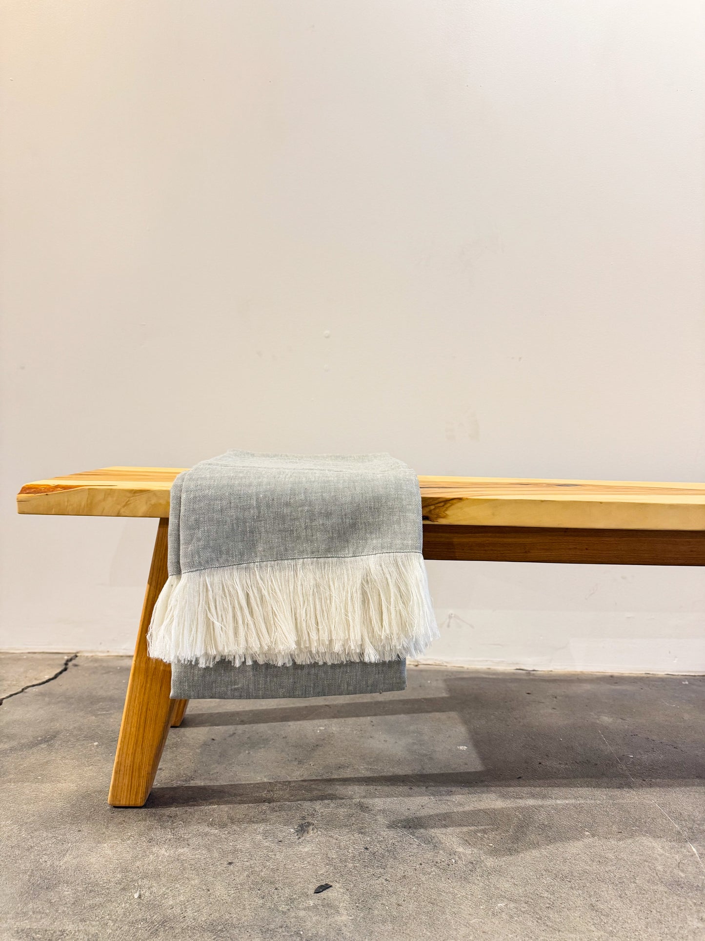 The Verde Linen Throw