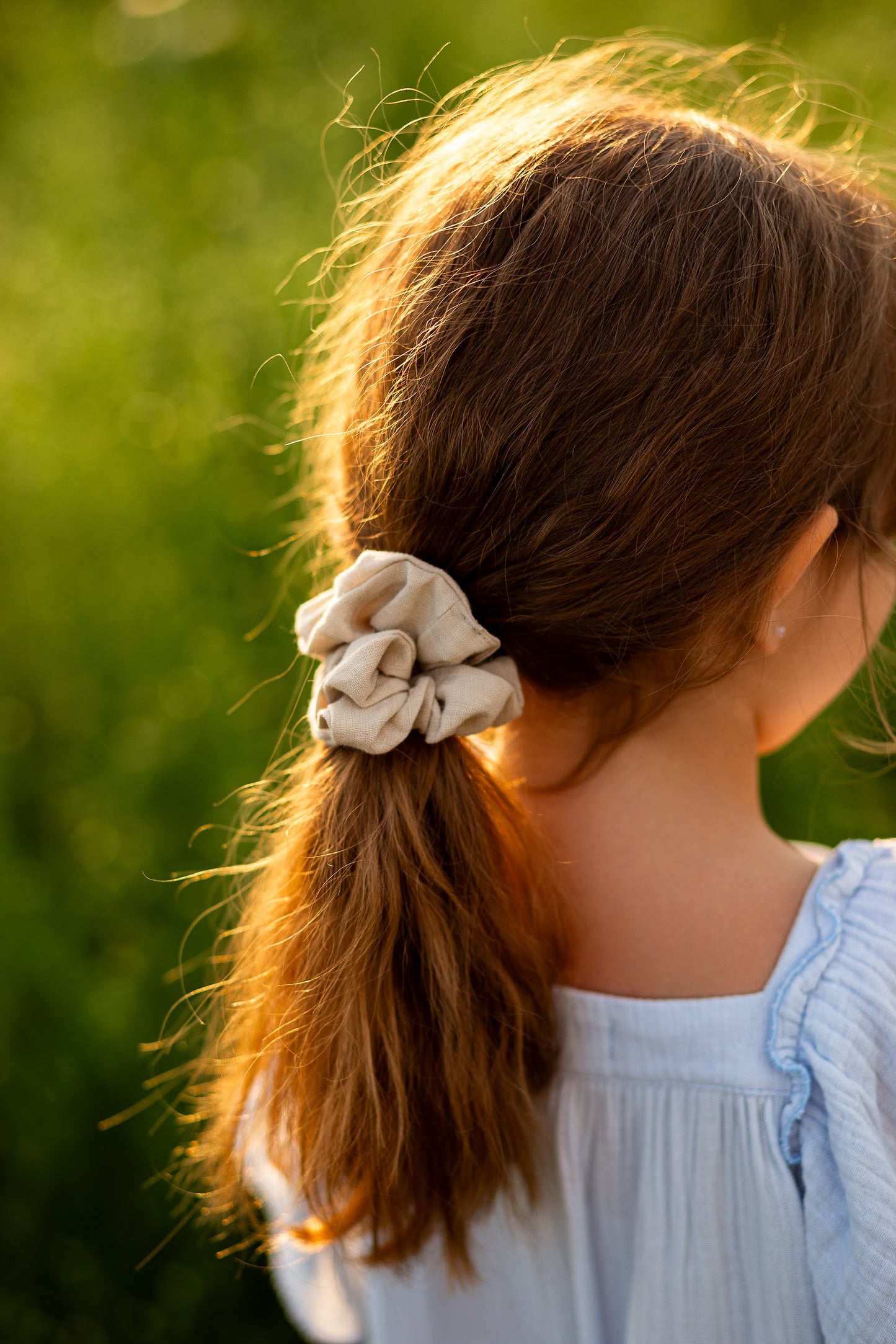 Kids Linen Scrunchie