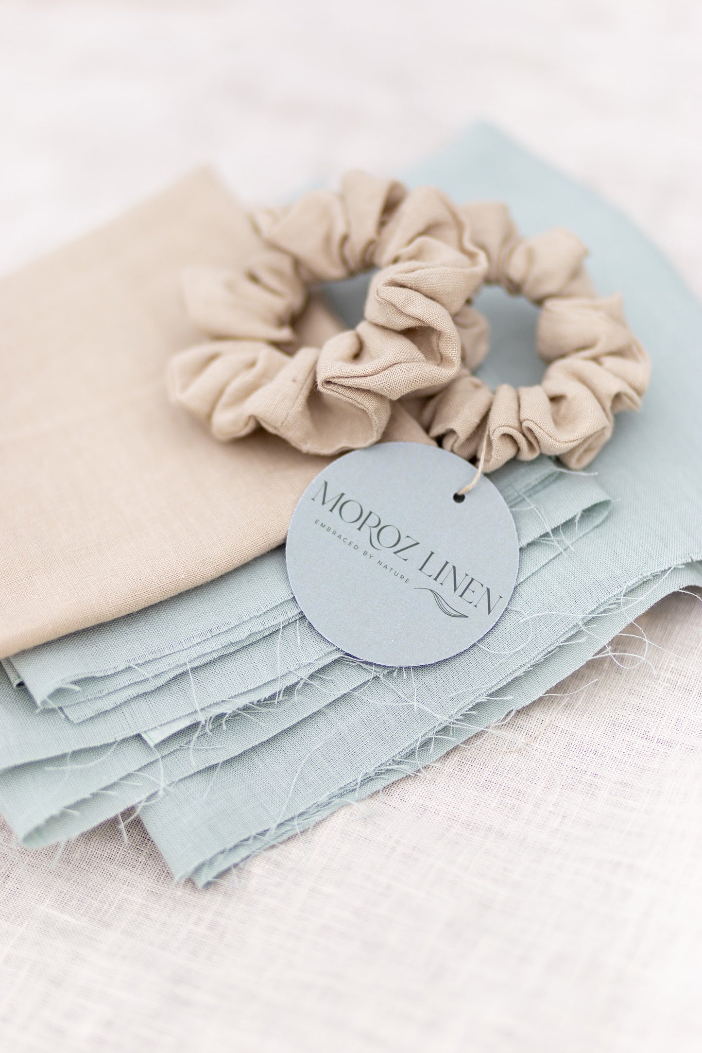 Kids Linen Scrunchie